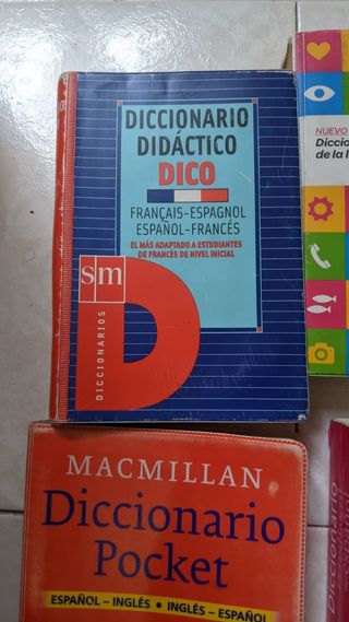 diccionarios de INGLES, ESPAÑOL Y FRANCES