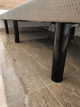 Somier Base Tapizada 190x150cm Gris