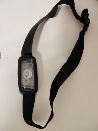 Linterna Frontal LED Negra