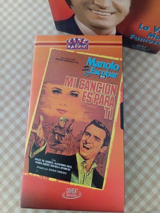 Lote 5 Películas VHS Manolo Escobar