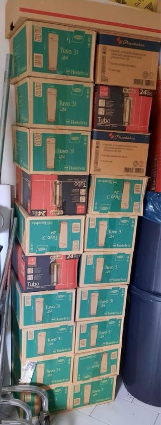 430 Vasos Tubo Pasabahce/Hostelvia 24 uds