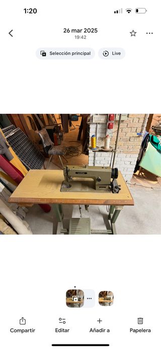 Máquina de coser industrial
