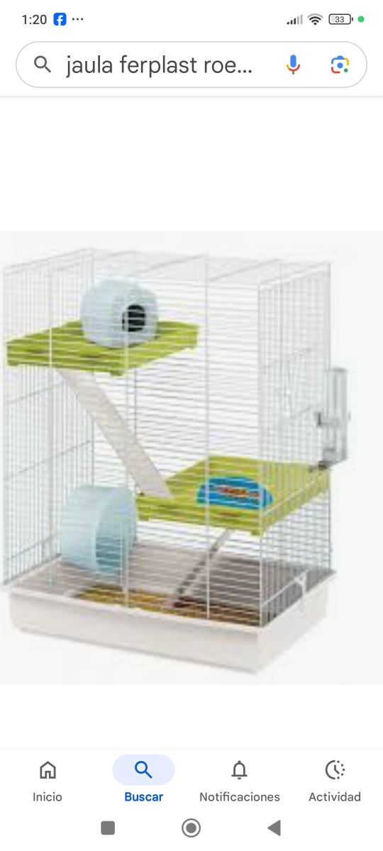 Jaula Roedores Hamster Tris Ferplast