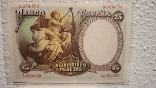 25 Pesetas 1931 Vicente Lopez Banco de España
