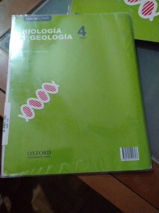 Inicia Biología y Geología 4.º ESO. Libro del a...