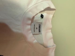 Camiseta Gymshark Heavy Duty Blanca