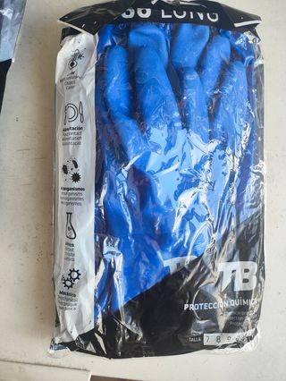 Guantes Protección Química TB E impermeable.