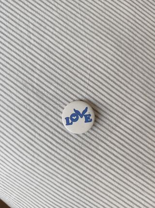 Coldplay LOVE Pin Badge Limited Edition Merch
