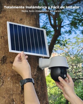 Camara solar de vigilancia exterior con SIM