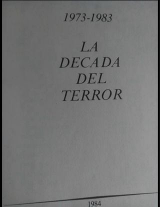 Libro La Década del Terror 1973-1983