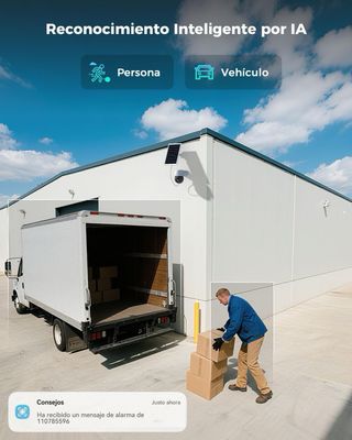 Camara solar de vigilancia exterior con SIM