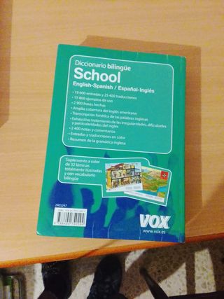Diccionario School English-Spanish / Español-In...
