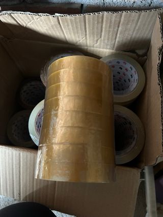 Cinta de pegar transparente