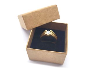 anillo oro 18k con piedra