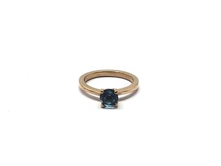 anillo oro 18k con piedra