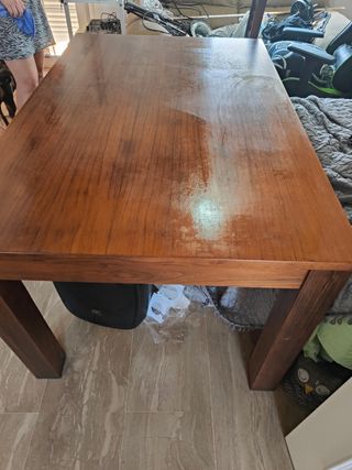 Mesa de comedor de madera 90x140
