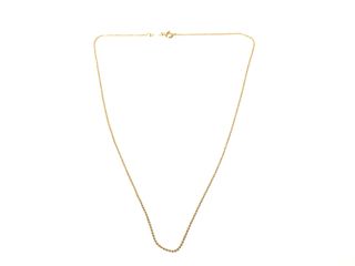 cadena oro 18k 23cm