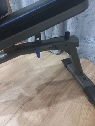 BANCO PESAS MUSCULACION PLEGABLE ROBUSTO 250KG