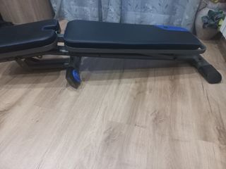 BANCO PESAS MUSCULACION PLEGABLE ROBUSTO 250KG