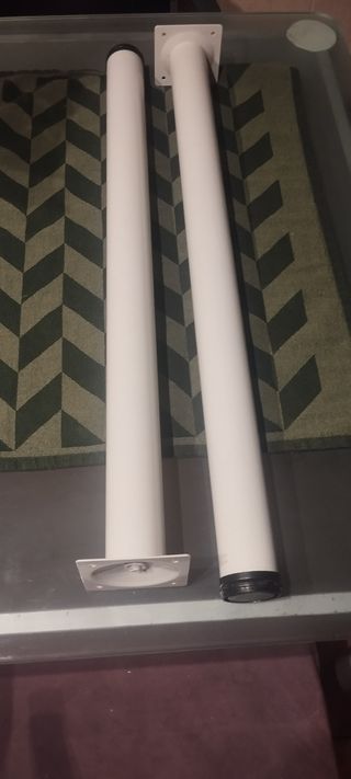 Patas para mesa Ikea blancas