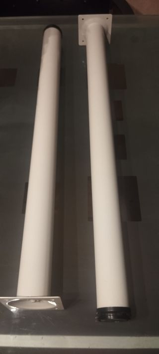 Patas para mesa Ikea blancas