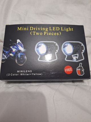 Luces LED Mini Driving Moto (2 Piezas)