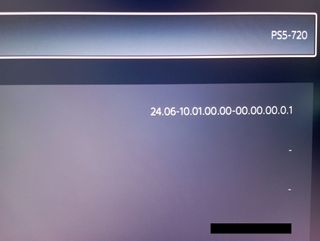 Consola PS5 Slim y lector activado Firmware 10.01
