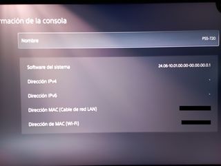 Consola PS5 Slim y lector activado Firmware 10.01
