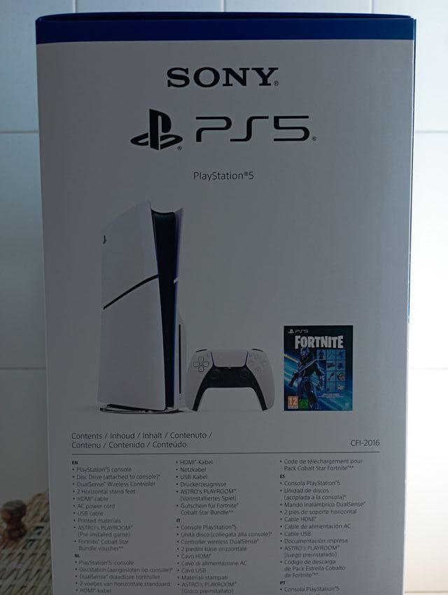Consola PS5 Slim Lector Edición Fortnite FW: 8.40