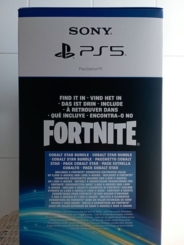 Consola PS5 Slim Lector Edición Fortnite FW: 8.40