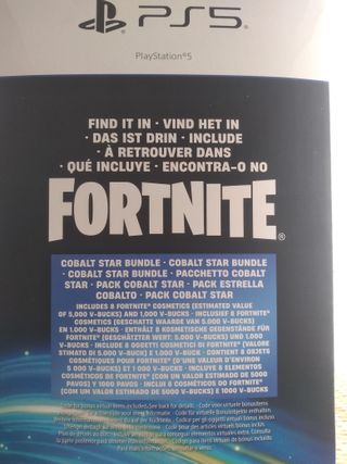 Consola PS5 Slim Lector Edición Fortnite FW: 9.40