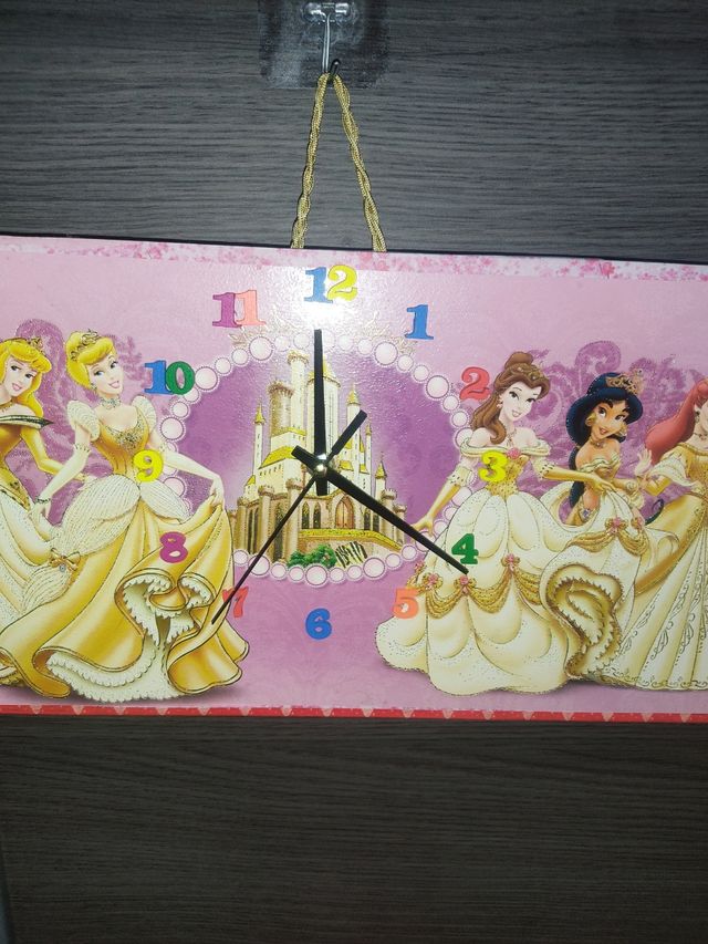 Lienzo infantil y Reloj original único y original