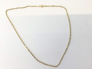 cadena oro 18k 22cm