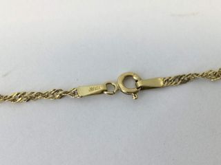 cadena oro 18k 22cm