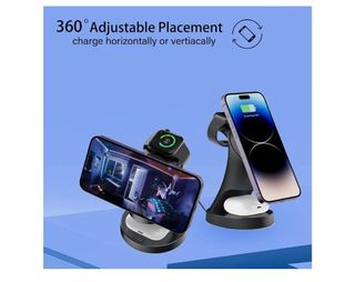 Cargador Inalámbrico Apple iPhone y Watch