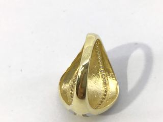 anillo oro 18k con piedra con circonita
