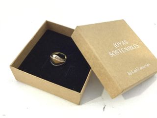 anillo oro 18k con piedra con circonita