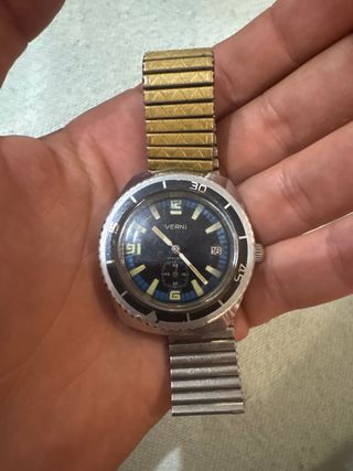 Reloj Vintage Verni Antichoc Diver