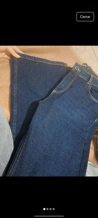 Pantalones Desigual con brillo