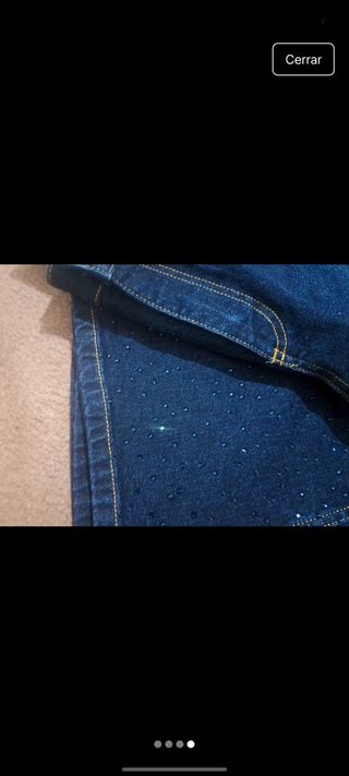 Pantalones Desigual con brillo