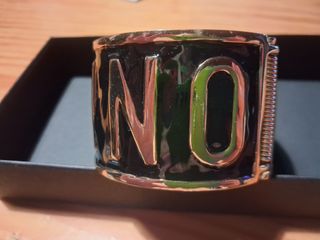 Bracciale Mosc nero e oro