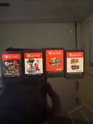 Pack 4 Juegos Nintendo Switch Mario Splatoon