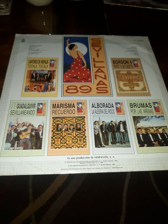 Vinilo Sevillanas Flamenco Hispavox 1989