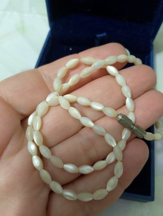 Collana vintage madreperla