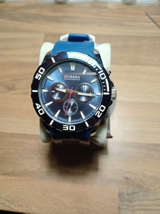 Reloj Curren Chronometer Azul Deportivo