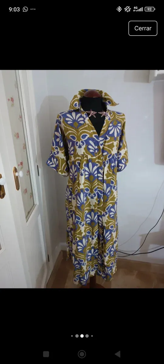 Vestido estampado talla XXXL