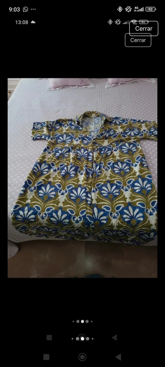 Vestido estampado talla XXXL