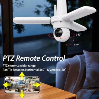 Cámara de Seguridad E27 5MP WiFi con Luz