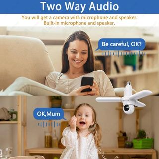 Cámara de Seguridad E27 5MP WiFi con Luz