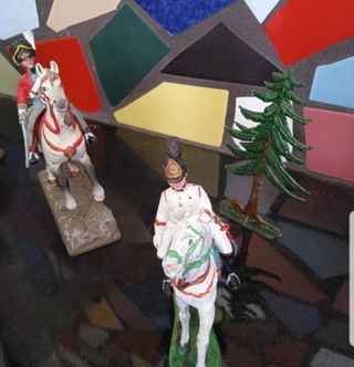 Soldatini piombo a cavallo